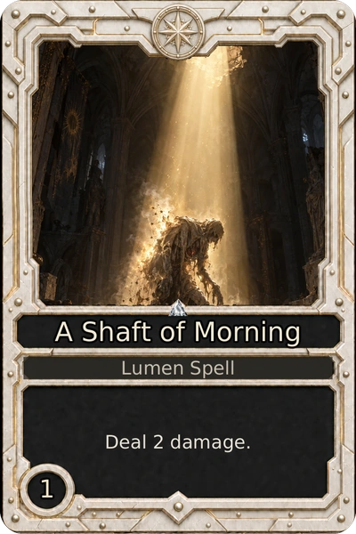 A Shaft of Morning