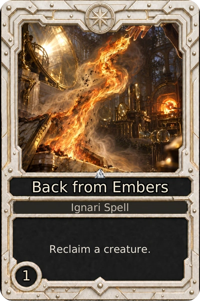 Back from Embers
