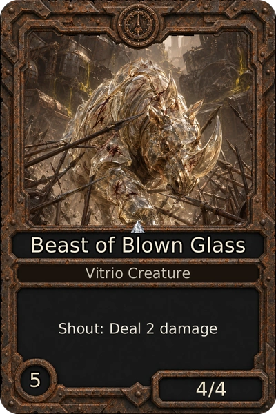 Beast of Blown Glass