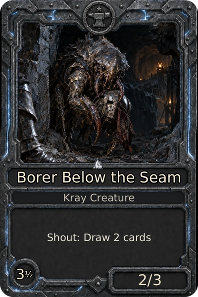 Borer Below the Seam