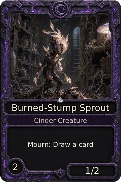 Burned-Stump Sprout