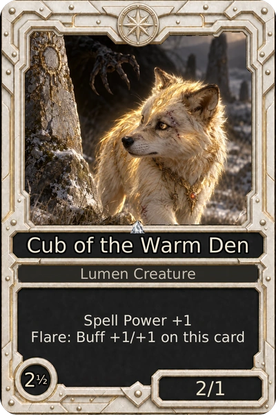 Cub of the Warm Den
