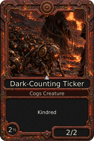 Dark-Counting Ticker