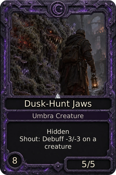 Dusk-Hunt Jaws