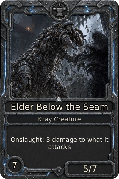 Elder Below the Seam