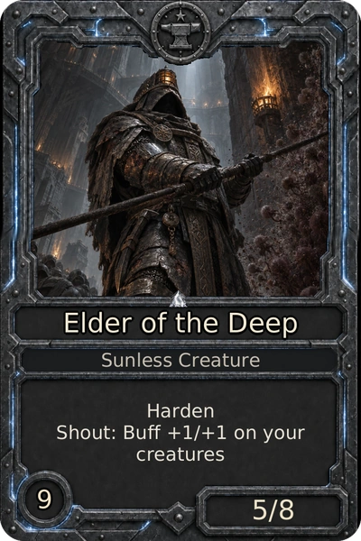 Elder of the Deep, an Anvil creature