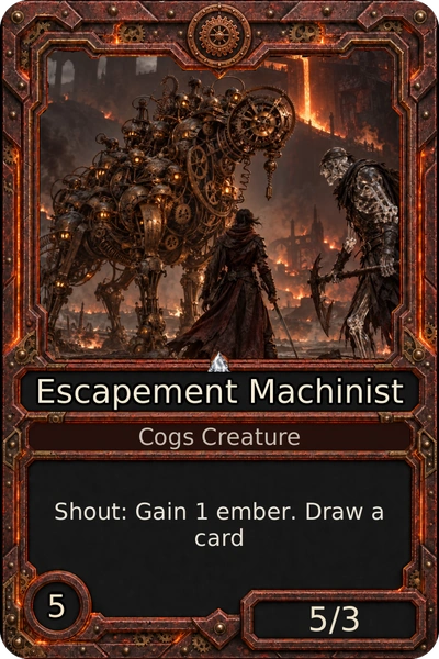 Escapement Machinist