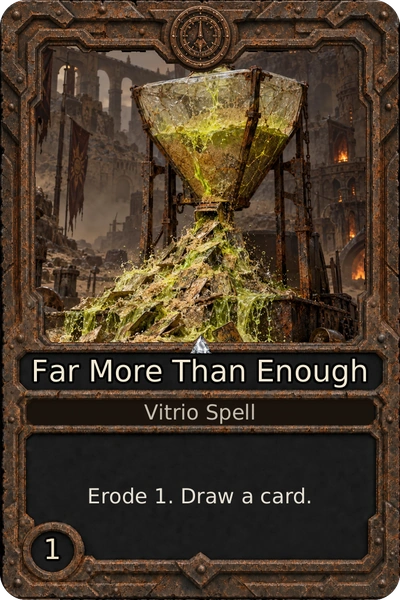 Far More Than Enough