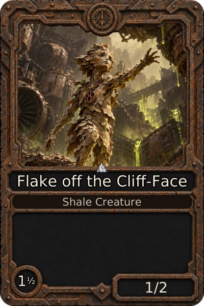 Flake off the Cliff-Face