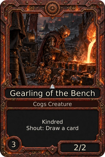 Gearling of the Bench