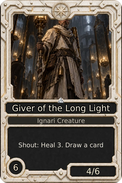 Giver of the Long Light, a Spark creature