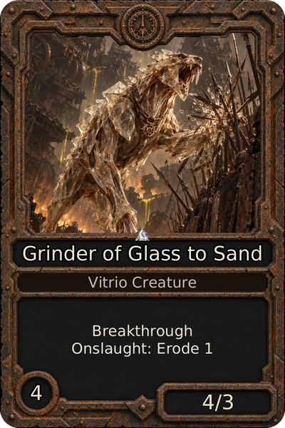 Grinder of Glass to Sand
