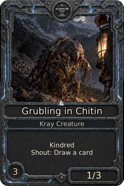 Grubling in Chitin