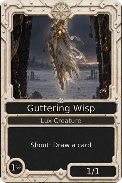 Guttering Wisp