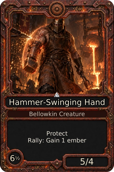 Hammer-Swinging Hand