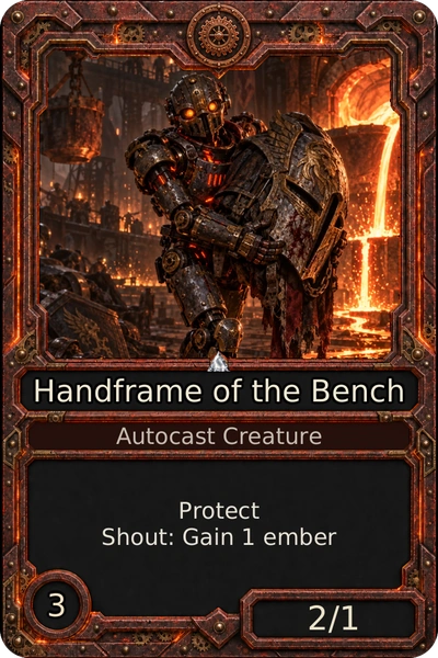 Handframe of the Bench