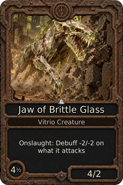 Jaw of Brittle Glass