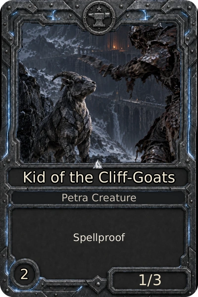 Kid of the Cliff-Goats