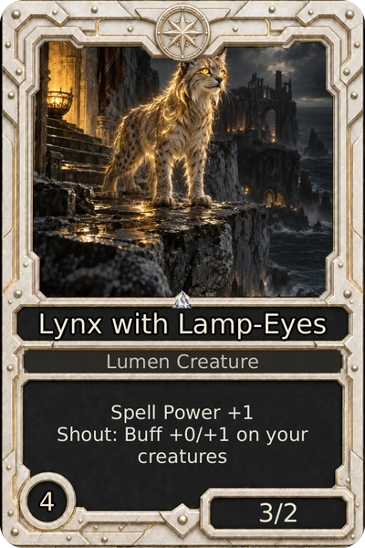 Lynx with Lamp-Eyes