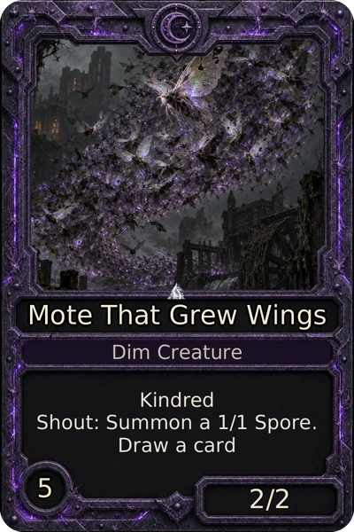 Mote That Grew Wings