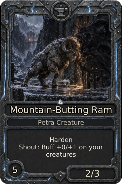 Mountain-Butting Ram