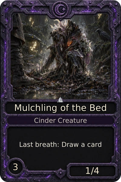 Mulchling of the Bed
