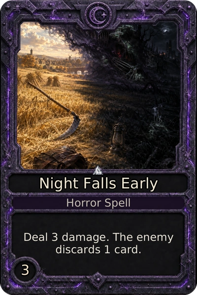 Night Falls Early