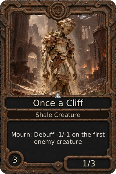 Once a Cliff