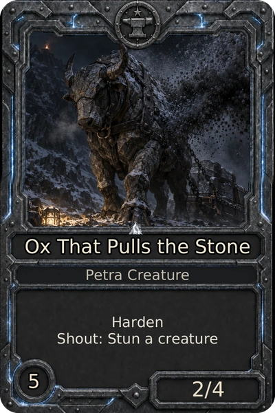 Ox That Pulls the Stone