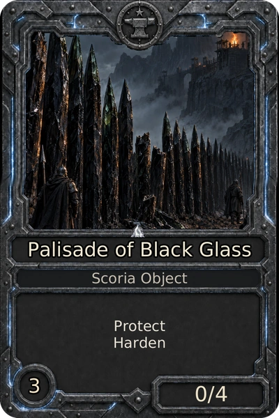 Palisade of Black Glass