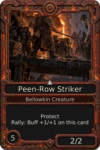 Peen-Row Striker