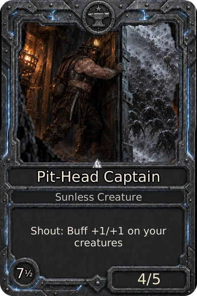 Pit-Head Captain, an Anvil creature
