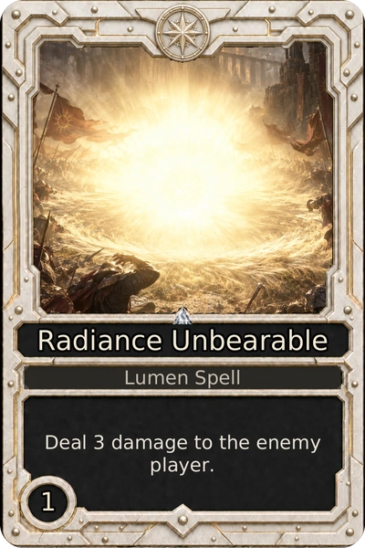 Radiance Unbearable