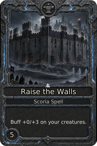 Raise the Walls, an Anvil spell