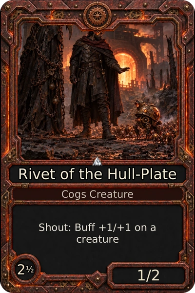 Rivet of the Hull-Plate