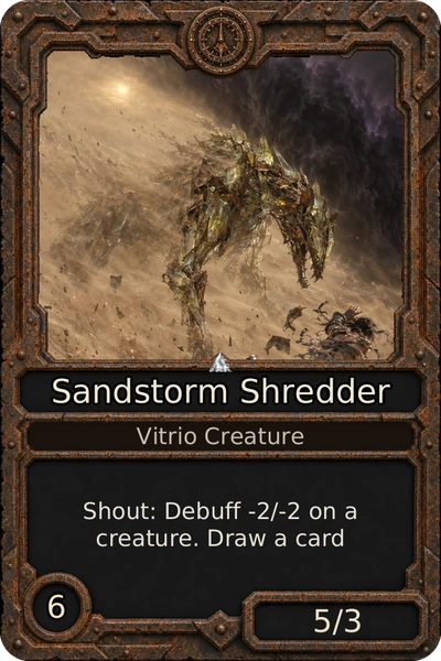 Sandstorm Shredder