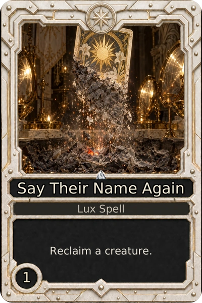 Say Their Name Again