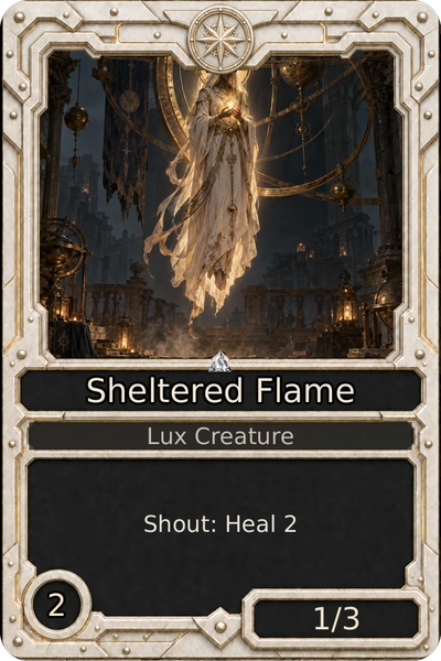 Sheltered Flame