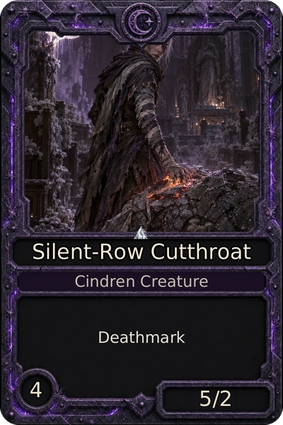 Silent-Row Cutthroat