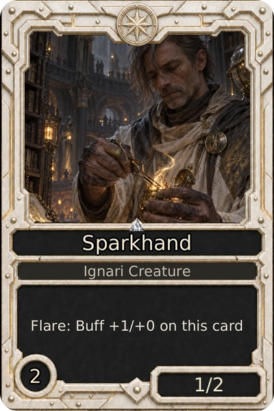 Sparkhand, a Spark creature