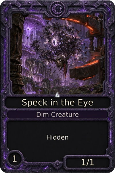 Speck in the Eye