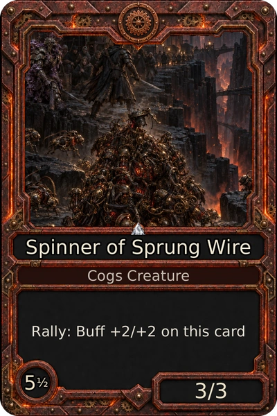 Spinner of Sprung Wire