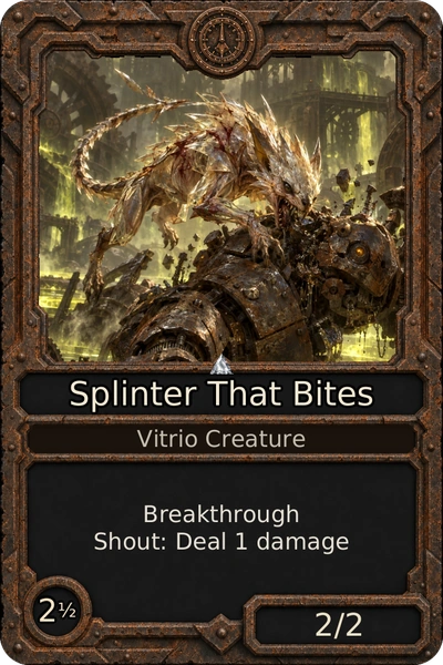Splinter That Bites