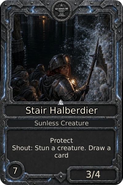 Stair Halberdier