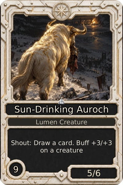 Sun-Drinking Auroch
