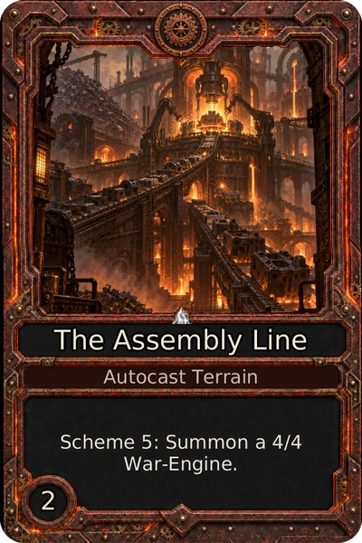 The Assembly Line, a Forge terrain