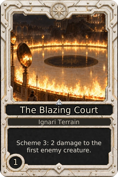 The Blazing Court