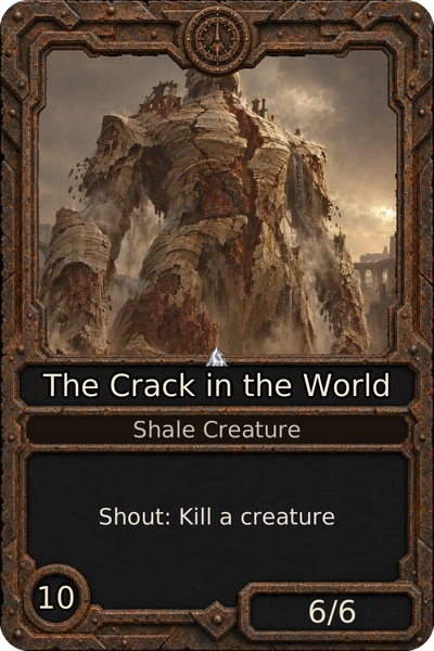 The Crack in the World