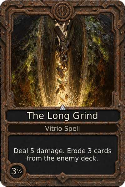The Long Grind, a Rust spell