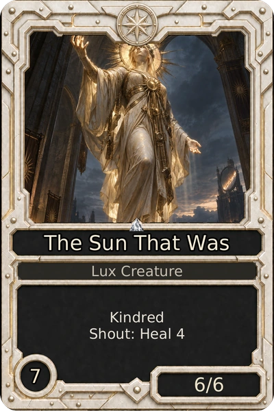 The Sun That Was